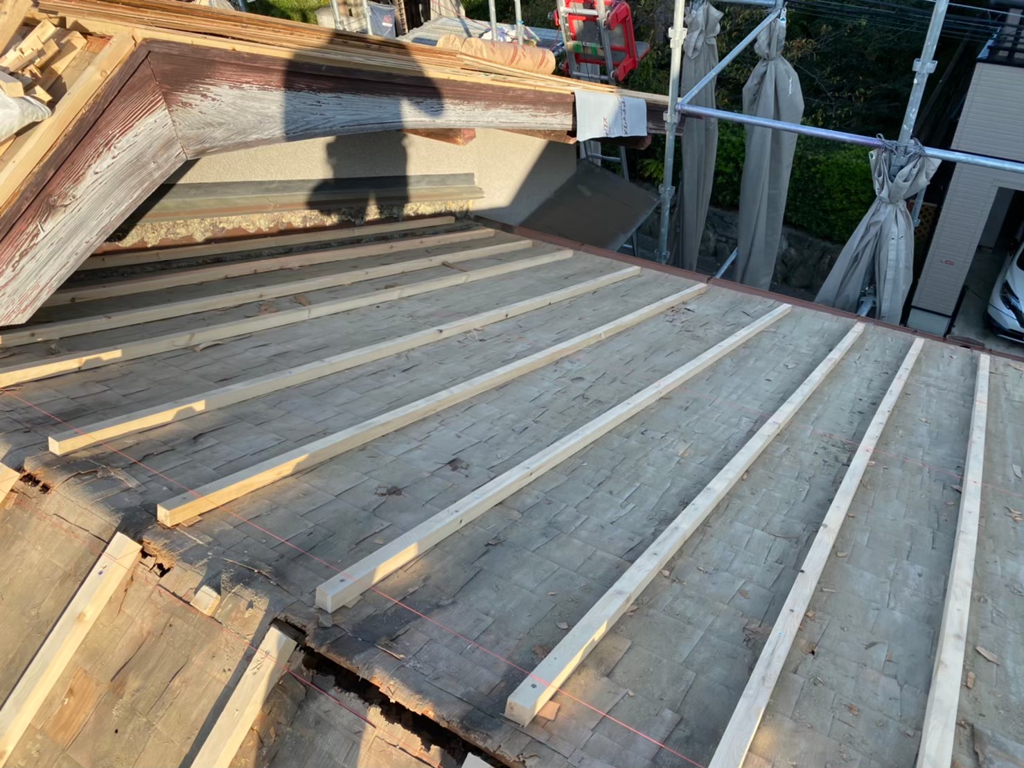 不陸調整で凸凹解消